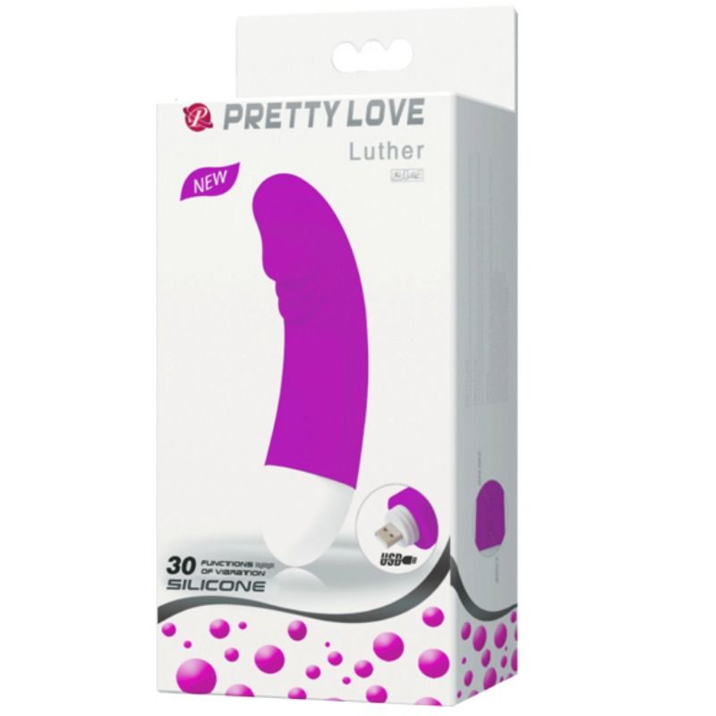 Vibrátor PRETTY LOVE LUTHER MINI 30 vibračních režimů