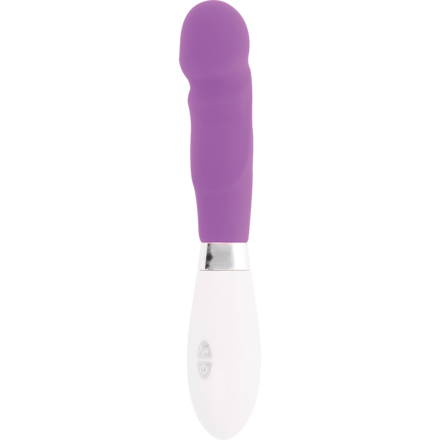 Vibrátor Paul GLOSSY fialový 12 cm 10 režimů