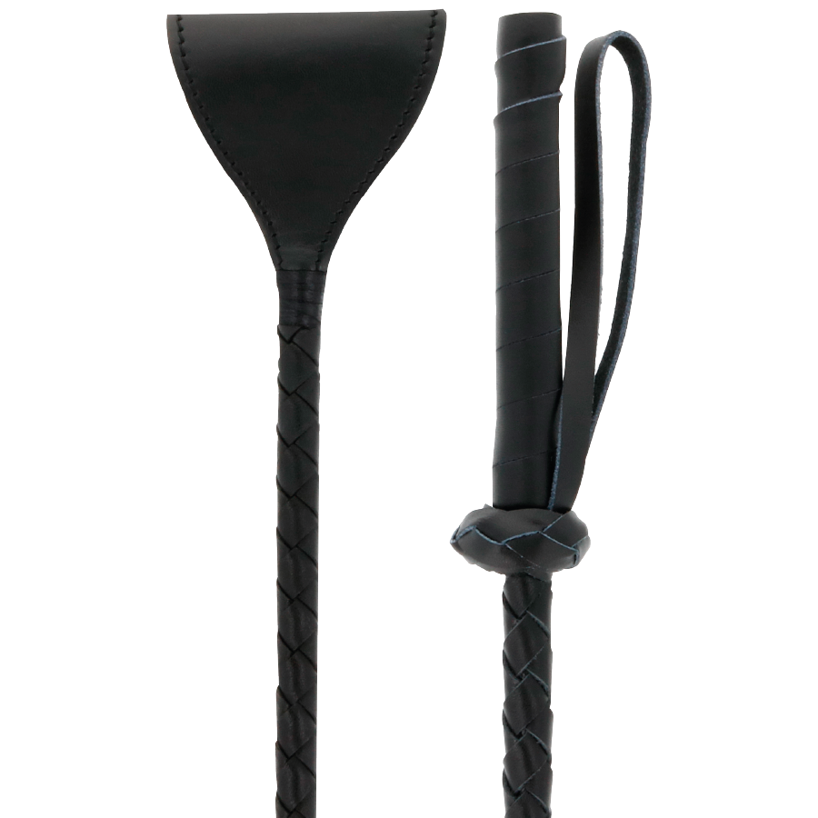 Bičík DARKNESS BLACK WHIPPER 60 cm pro BDSM hry