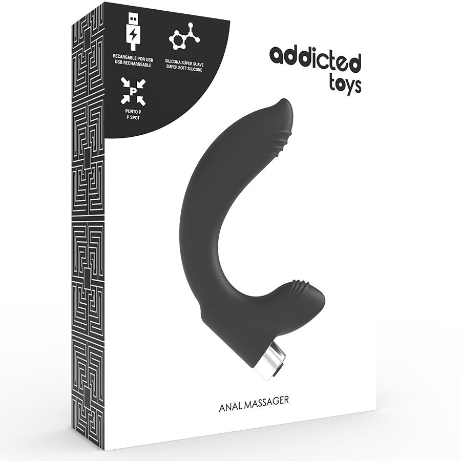 Anální vibrátor ADDICTED TOYS MODEL 7 dobíjecí černý