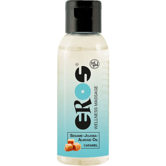 Masážní olej EROS WELLNESS Caramel 50 ml