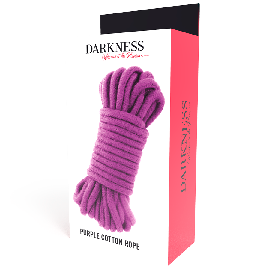 Lano na bondage Darkness Japanese Rope 10 m fialové