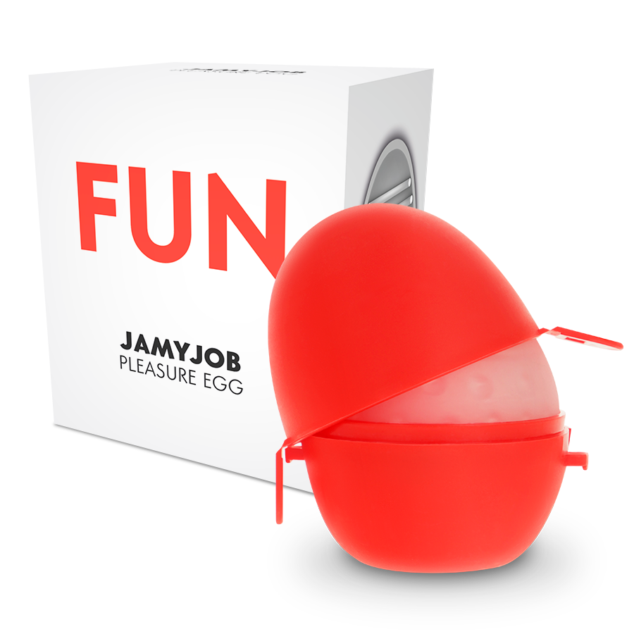 Masturbátor JAMYJOB EGG RED EDITION diskrétní