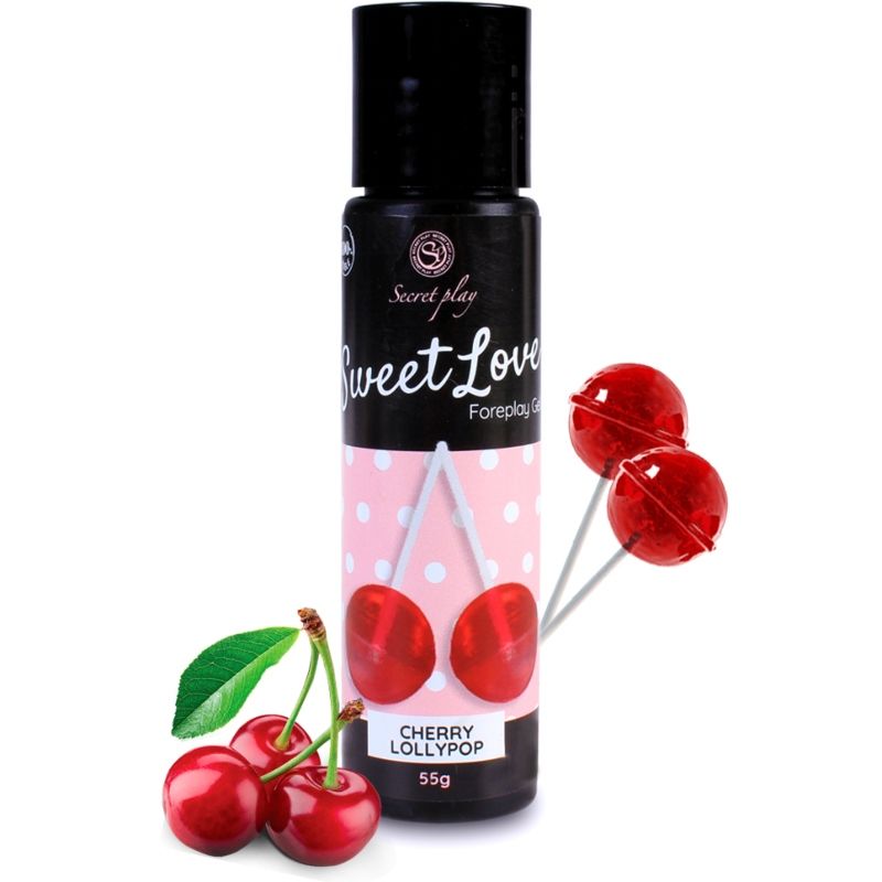 Jedlý lubrikační gel SECRETPLAY CHERRY LOLLIPOP 60 ml