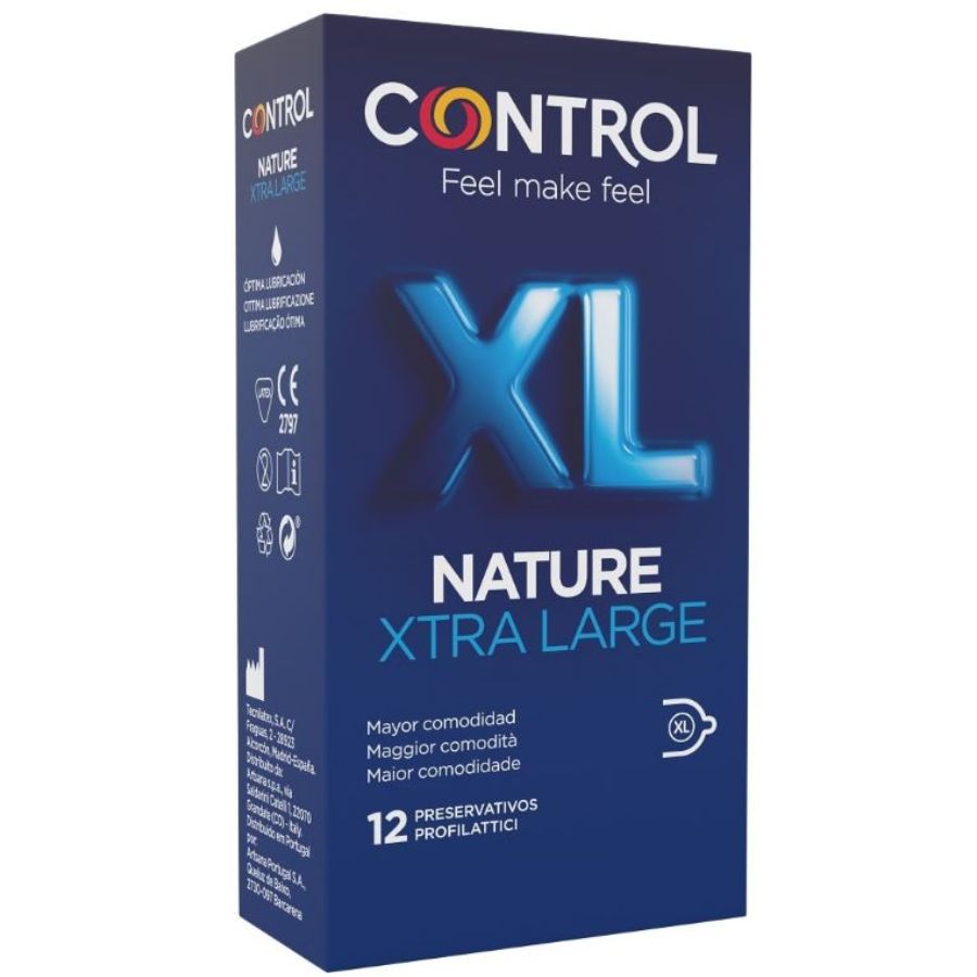 Kondomy Control Adapta Nature XL 57 mm (12 ks)