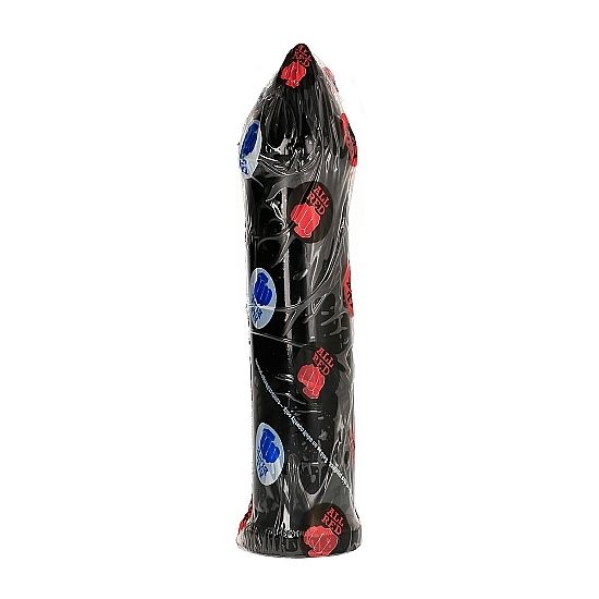 All Black dildo černé 24 cm z PVC