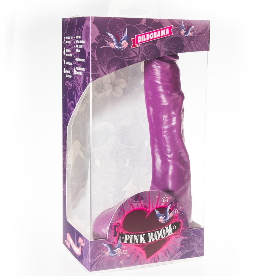 Realistické dildo PINK ROOM NILO fialové 23 cm