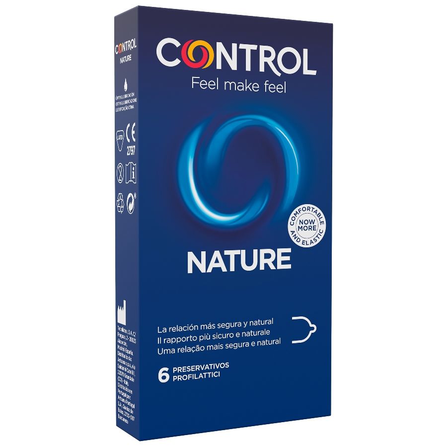 Kondomy CONTROL ADAPTA NATURE (6 ks, 54 mm)