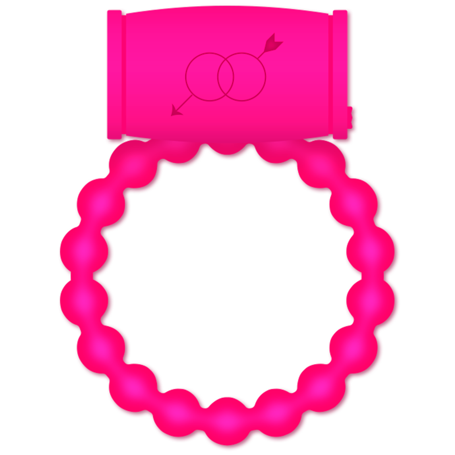 Erotický kroužek CASUAL LOVE RING 25 PINK silikonový