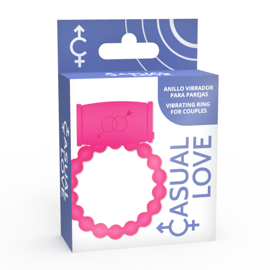 Erotický kroužek CASUAL LOVE RING 25 PINK silikonový