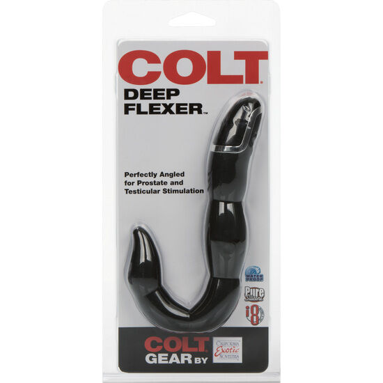 COLT DEEP FLEXER anální vibrátor černý