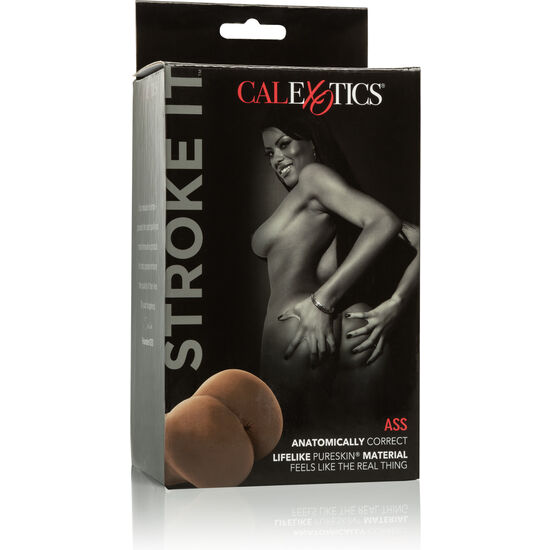 Masturbátor CALEXOTICS Stroke It zadek hnědý