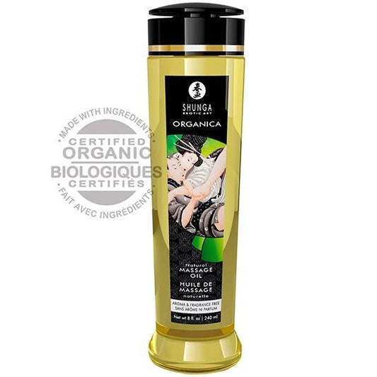 SHUNGA organický masážní olej 240 ml přírodní