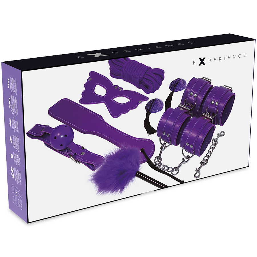 BDSM sada Experience Purple Series - 8 dílů