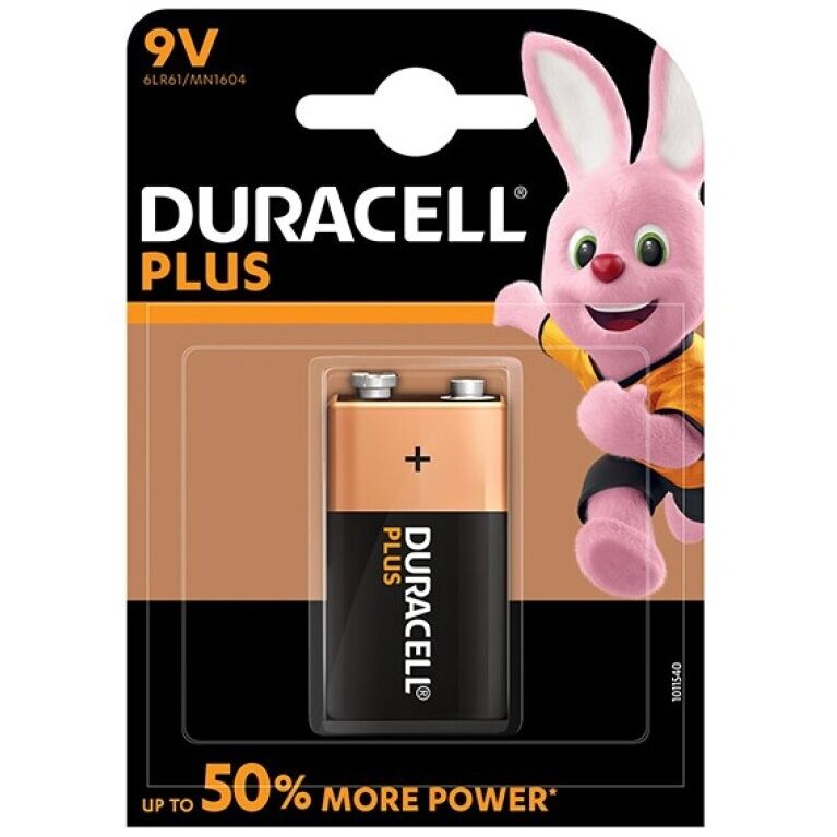 Alkalická baterie Duracell Plus Power 9V LR61 1ks