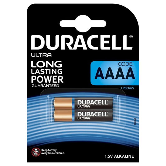 Alkalické baterie Duracell Ultra Power AAAA 1,5V (2 ks)