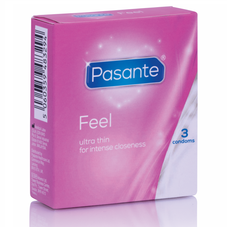 Kondomy Pasante Sensitive Feel ultra tenké (3 ks)