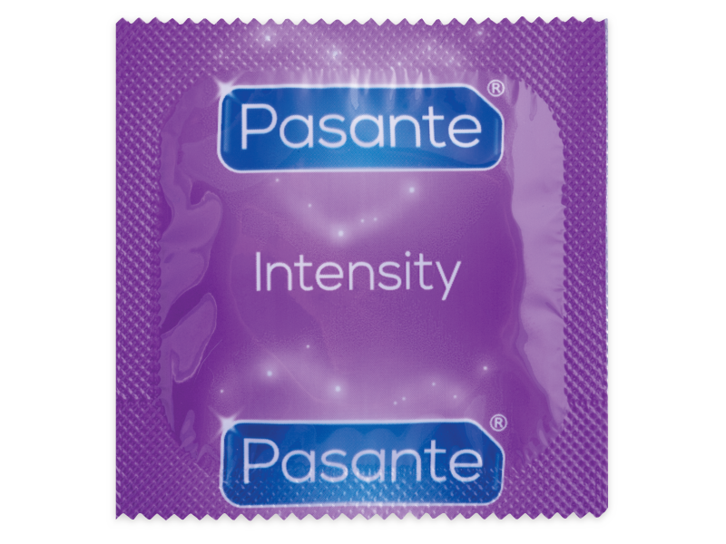 Kondom Pasante Ribs & Dots Intensity s texturou 12 ks