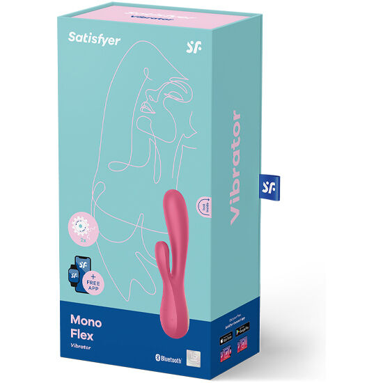 Satisfyer Mono Flex červený s aplikací