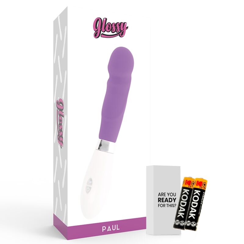 Vibrátor Paul GLOSSY fialový 12 cm 10 režimů