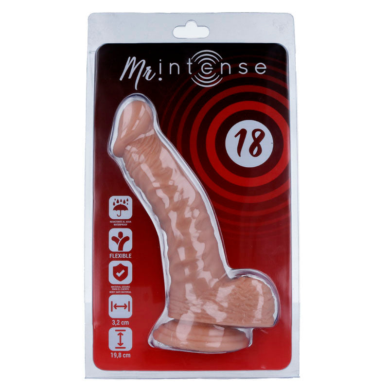 Realistické dildo Mr Intense 19,8 cm s přísavkou