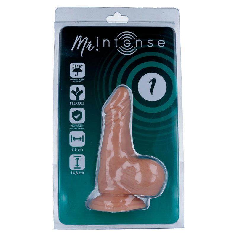 Realistický dildo Mr. Intense 14,6 cm se savkou