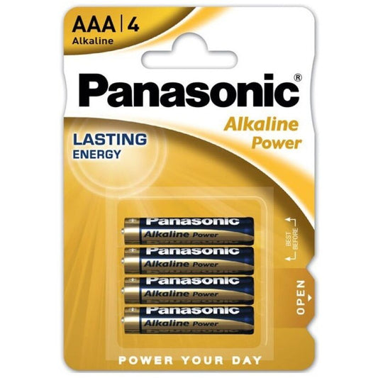 Alkalické baterie AAA Panasonic Bronze 4 ks