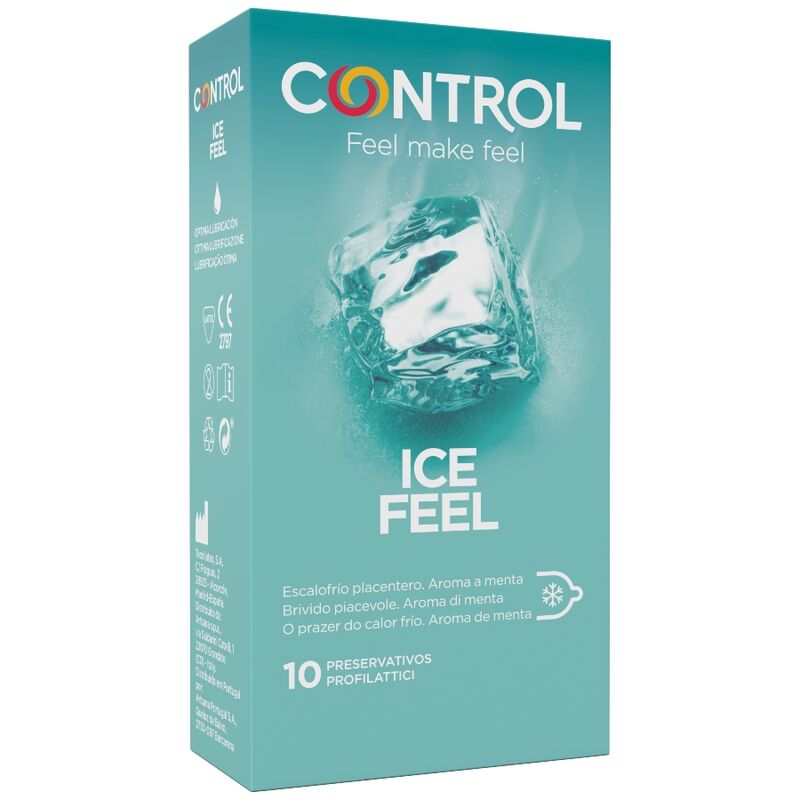 Kondomy Control Ice Feel s chladivým efektem 10 ks