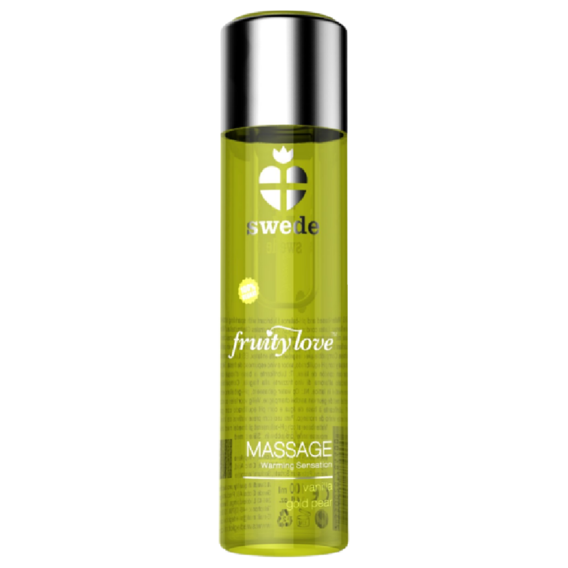 Masážní olej SWEDE Fruity Love vanilka/hruška 120 ml