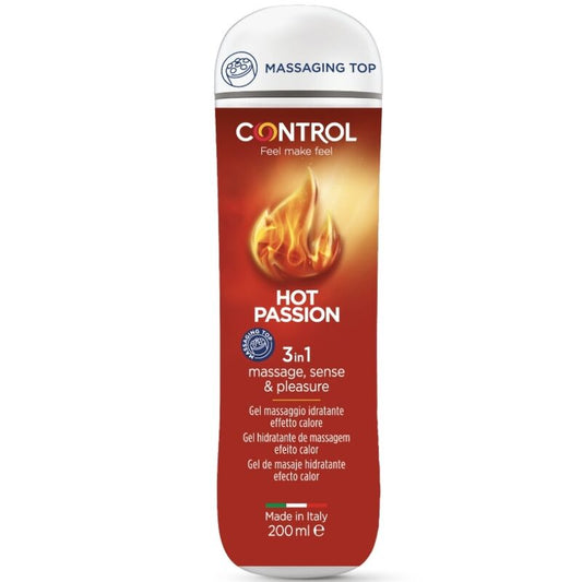 CONTROL Hot Passion gel 3v1 s hřejivým účinkem 200 ml