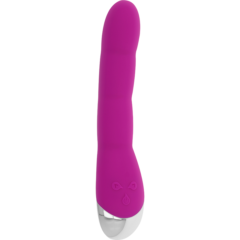 OHMAMA vibrační dildo 6 režimů fialové 21,5 cm