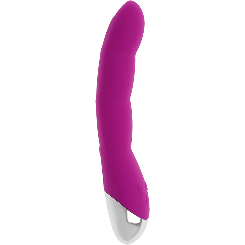 OHMAMA vibrační dildo 6 režimů fialové 21,5 cm