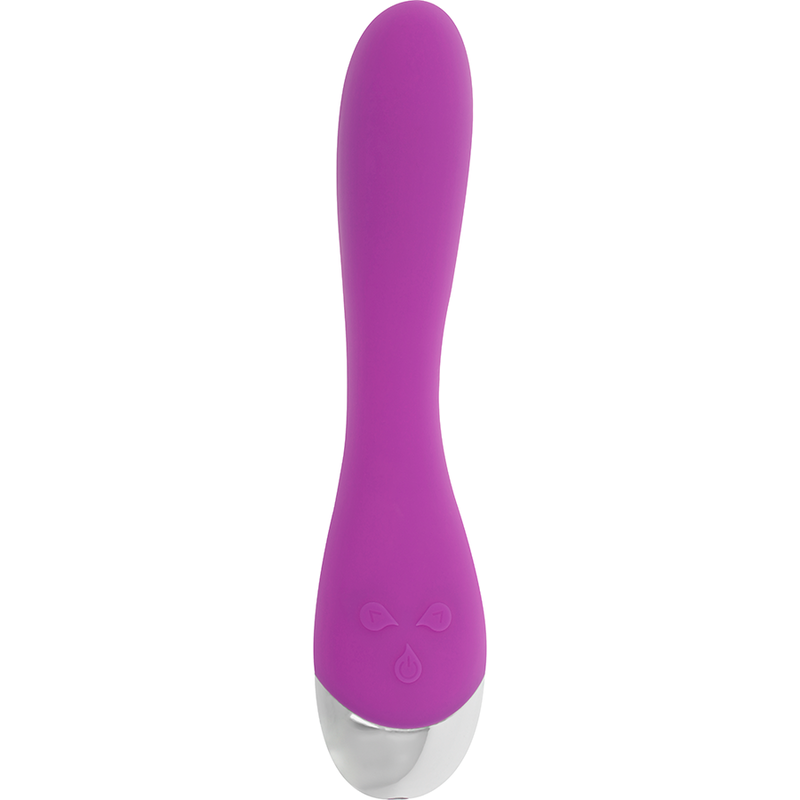 OHMAMA vibrační dildo 6 režimů fialové 20,5 cm