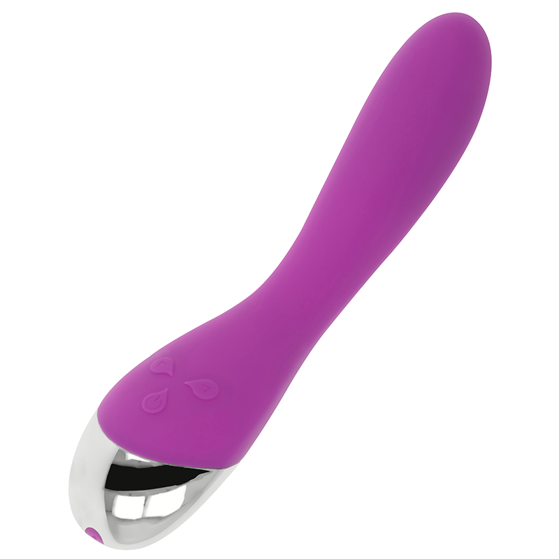 OHMAMA vibrační dildo 6 režimů fialové 20,5 cm