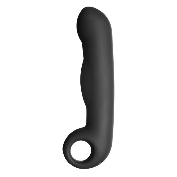 ELECTRASTIM OVID silikonové dildo černé (13 cm)