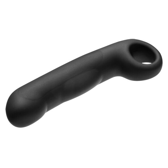 ELECTRASTIM OVID silikonové dildo černé (13 cm)