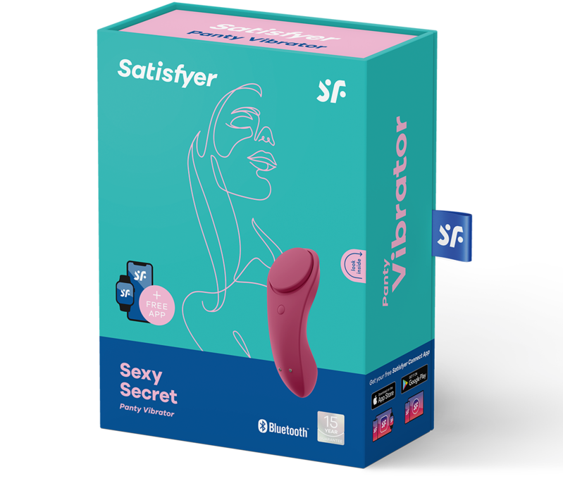 SATISFYER SEXY SECRET vibrační kalhotky s aplikací