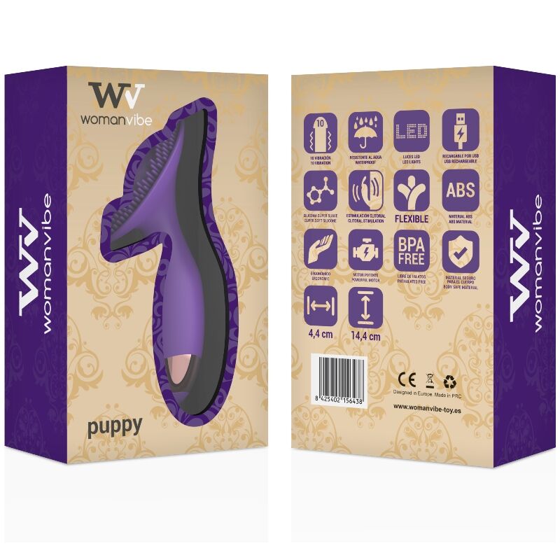 WOMANVIBE Puppy - silikonový stimulátor klitorisu